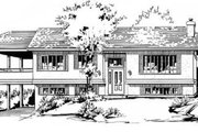 Traditional Style House Plan - 3 Beds 1 Baths 1198 Sq/Ft Plan #18-9068 