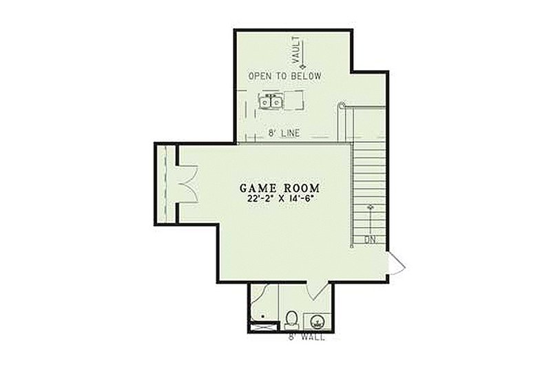 Architectural House Design - Floor Plan - Upper Floor for Southern House Plan #17-238 - 3 bed, 4.5 bath