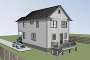 Southern Style House Plan - 3 Beds 2.5 Baths 1500 Sq/Ft Plan #79-344 