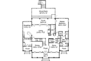 Southern Style House Plan - 4 Beds 4 Baths 3335 Sq/Ft Plan #37-104 
