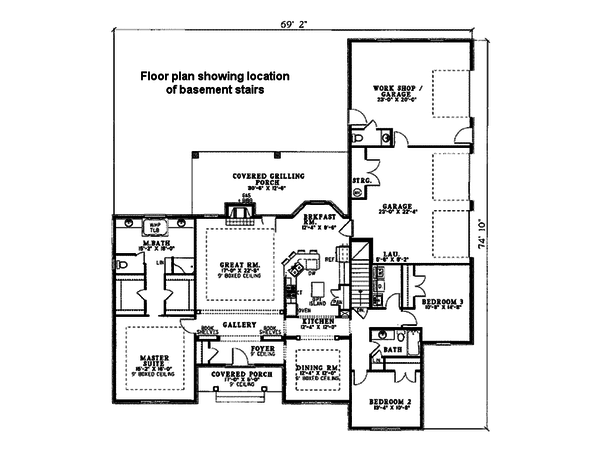 Dream House Plan - Floor Plan