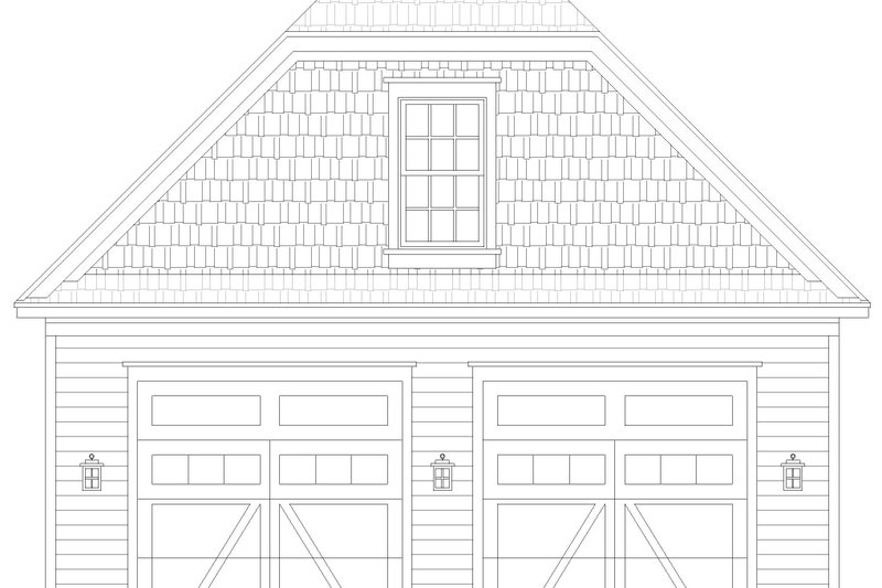 Dream House Plan - Exterior - Front Elevation 3 for Country House Plan #932-368, 0 bath