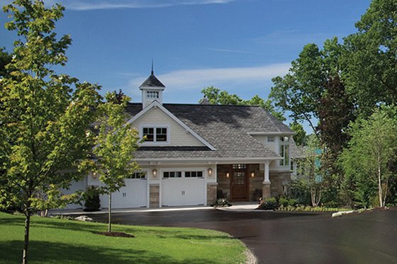 Exterior - Front Elevation for Craftsman House Plan #928-259 - 4 bed, 5.5 bath