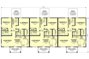 Floor Plan - Main Floor for Traditional House Plan #430-371 - 6 bed, 6 bath