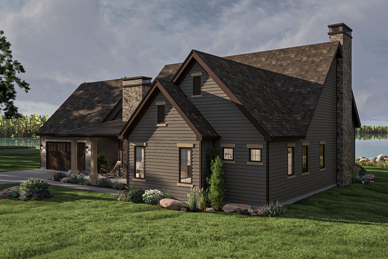 House Design - Exterior - Other Elevation for Traditional House Plan #455-399 - 3 bed, 3 bath
