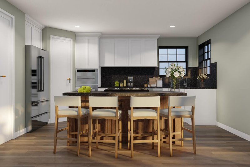 Architectural House Design - Interior - Kitchen for Traditional House Plan #923-37 - 4 bed, 3 bath