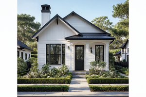 Bungalow Exterior - Front Elevation Plan #515-55