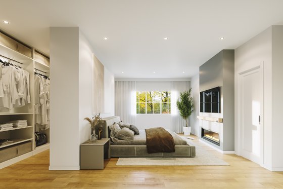 Interior - Master Bedroom for Country House Plan #23-2791 - 4 bed, 2.5 bath