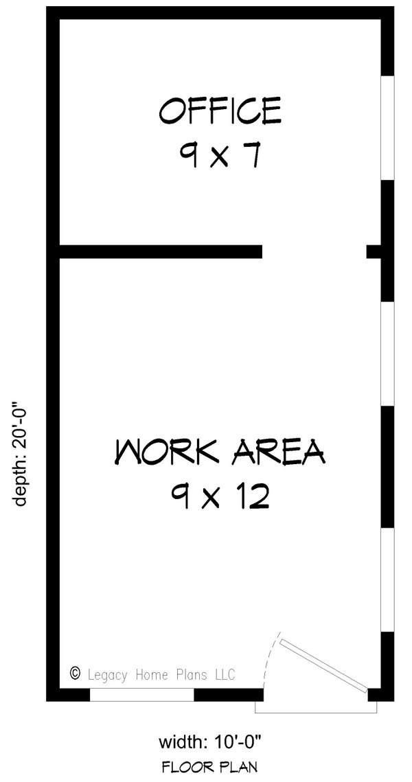 Southern Floor Plan - Main Floor Plan #932-875