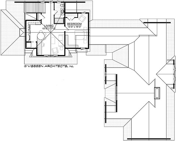 Architectural House Design - Optional Bonus Guest Suite