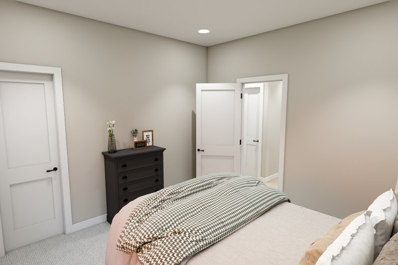House Design - Interior - Bedroom 1 for Craftsman House Plan #51-1403 - 3 bed, 2 bath