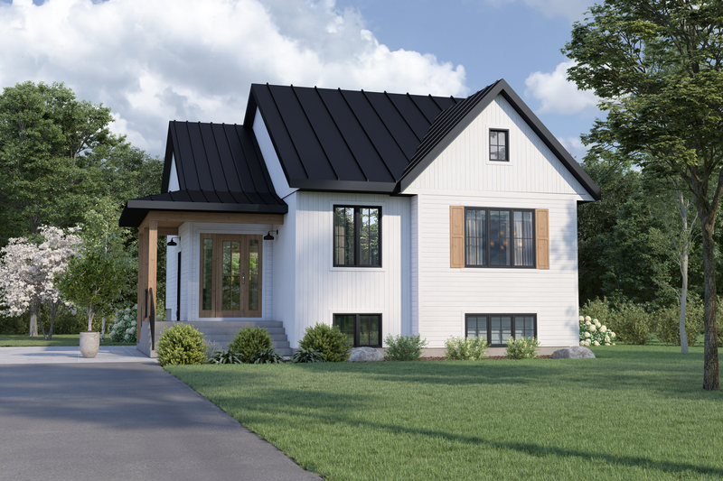 House Design - Farmhouse Exterior - Front Elevation Plan #25-5020