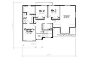 Classical Style House Plan - 3 Beds 2.5 Baths 2418 Sq/Ft Plan #20-2434 