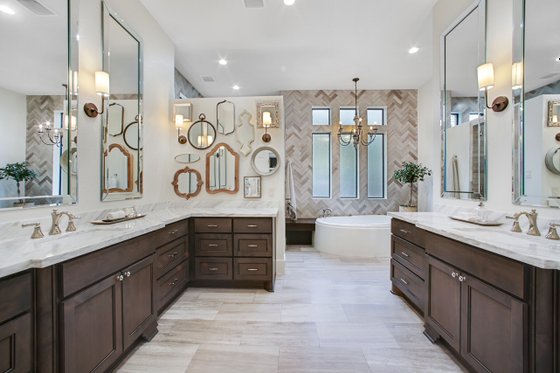 Interior - Master Bathroom 7 for Contemporary House Plan #935-5 - 4 bed, 4 bath