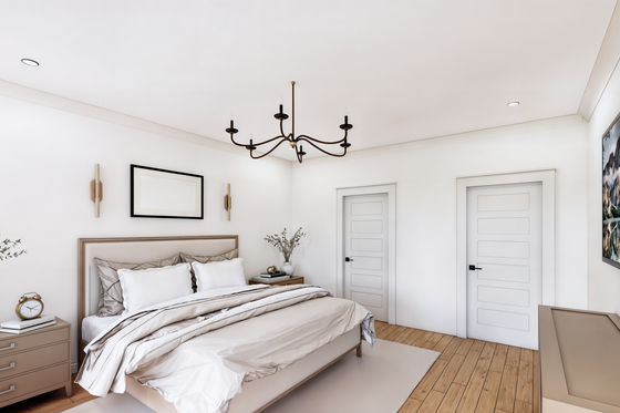 Interior - Master Bedroom 1 for Barndominium House Plan #1074-114 - 3 bed, 2 bath