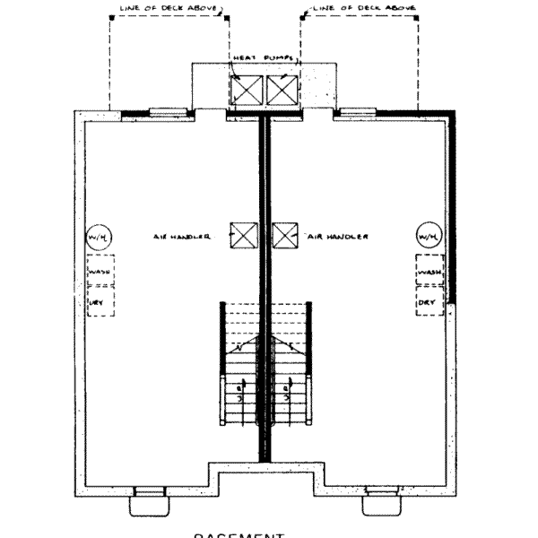 Traditional Floor Plan - Lower Floor Plan #303-425