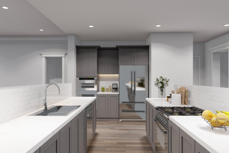 Architectural House Design - Interior - Kitchen for Country House Plan #923-35 - 3 bed, 2 bath