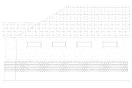 Exterior - Other Elevation 3 for Traditional House Plan #1060-126, 1 bath