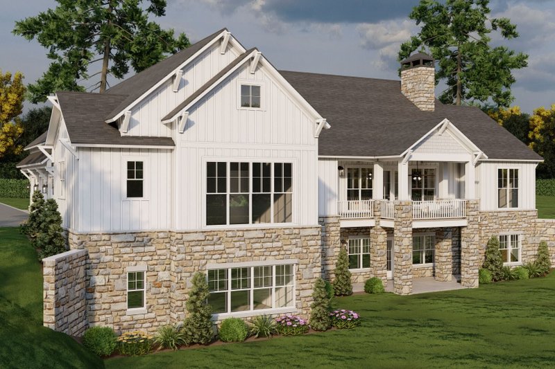 House Design - Exterior - Other Elevation for Farmhouse House Plan #923-382 - 3 bed, 2.5 bath