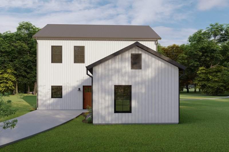 Home Plan - Exterior - Rear Elevation for Farmhouse House Plan #1092-17 - 3 bed, 3.5 bath