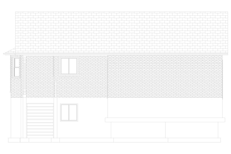 Home Plan - Exterior - Other Elevation for Ranch House Plan #1060-302 - 3 bed, 2 bath