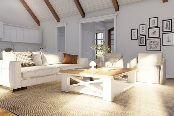 Interior - Family Room 2 for European House Plan #923-80 - 3 bed, 2.5 bath