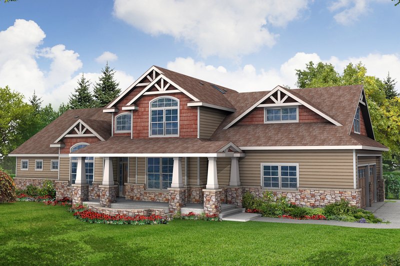 Home Plan - craftsman house by Eugene Oregon designer 27,000 sft