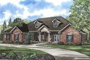 Southern Style House Plan - 4 Beds 3.5 Baths 4243 Sq/Ft Plan #17-230 