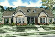 Country Style House Plan - 3 Beds 4 Baths 2636 Sq/Ft Plan #17-219 