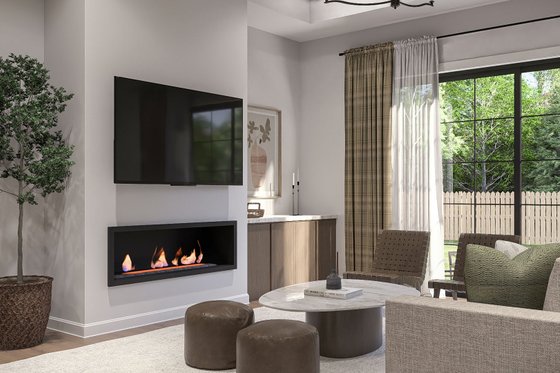 Interior - Family Room 1 for Farmhouse House Plan #455-780 - 3 bed, 2.5 bath