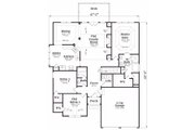 Traditional Style House Plan - 3 Beds 2 Baths 1851 Sq/Ft ...