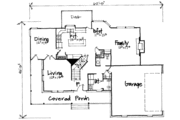 Country Style House Plan - 5 Beds 2.5 Baths 2569 Sq/Ft Plan #308-228 