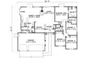 Adobe / Southwestern Style House Plan - 4 Beds 2.5 Baths 2258 Sq/Ft Plan #1-1446 