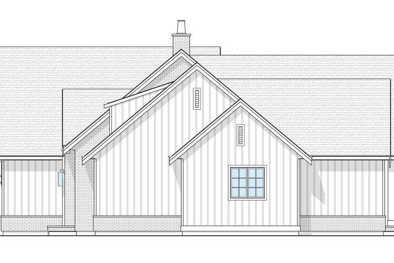 House Plan Design - Exterior - Other Elevation 1 for Farmhouse House Plan #1114-126 - 3 bed, 2.5 bath