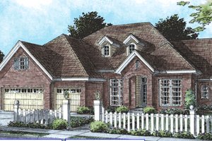 Traditional Exterior - Front Elevation Plan #20-1365