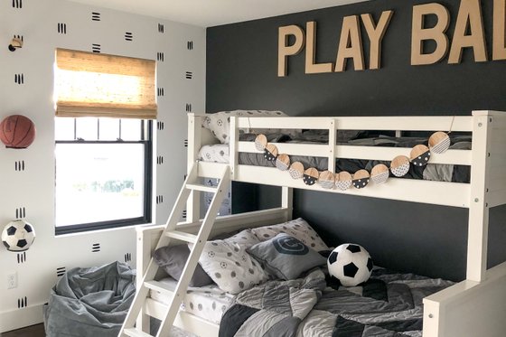 Interior - Bedroom 1 for Traditional House Plan #51-326 - 5 bed, 3.5 bath