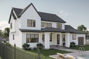 Cottage Style House Plan - 5 Beds 3.5 Baths 2891 Sq/Ft Plan #455-408 