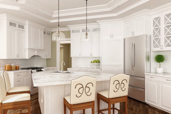 Interior - Kitchen for Ranch House Plan #119-431 - 3 bed, 3 bath