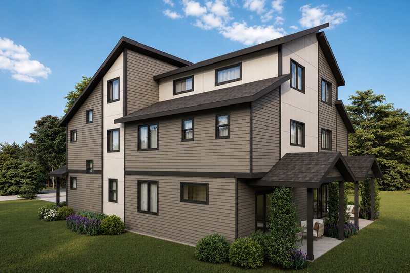 Dream House Plan - Exterior - Other Elevation for Modern House Plan #124-1472 - 10 bed, 10 bath