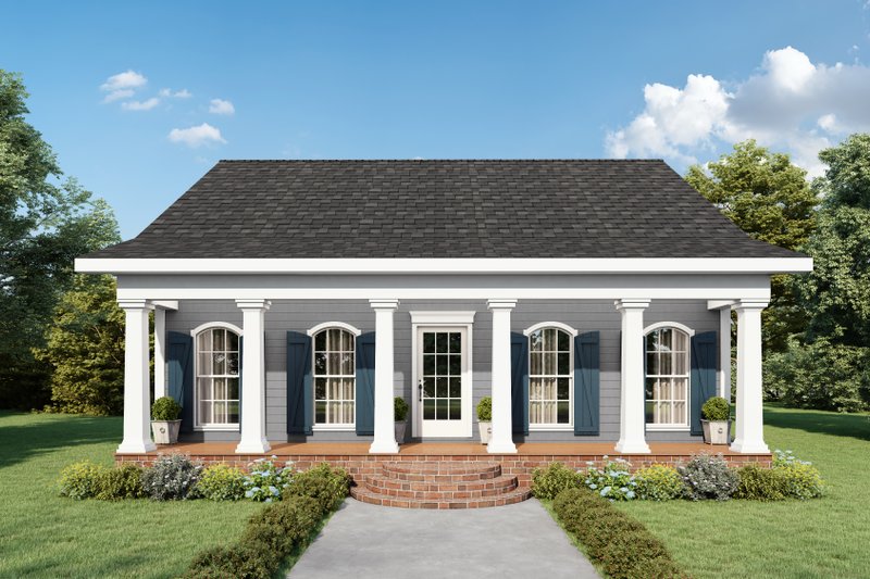 Dream House Plan - Southern Exterior - Front Elevation Plan #44-148