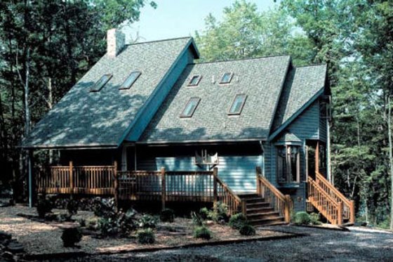 Exterior - Front Elevation for Modern House Plan #312-486 - 3 bed, 3 bath