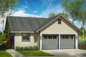 Traditional Exterior - Front Elevation Plan #124-992