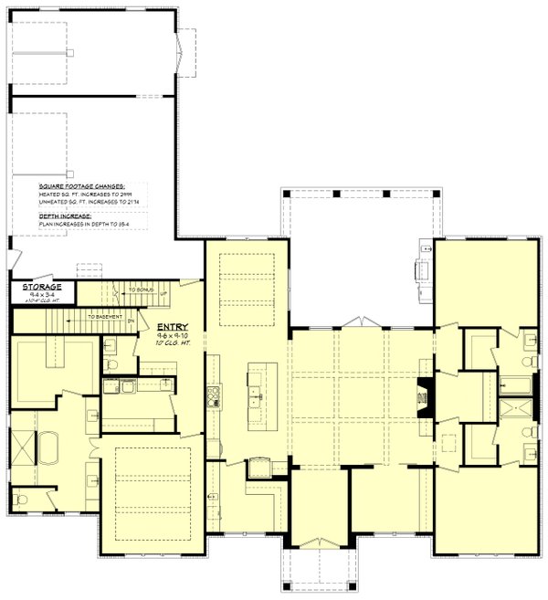 Farmhouse Floor Plan - Other Floor Plan #430-408