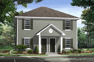 Traditional Exterior - Front Elevation Plan #21-296