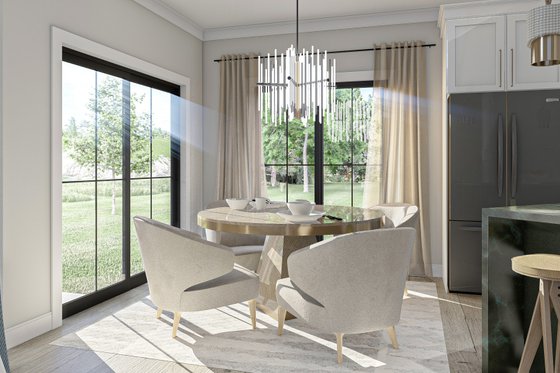 Interior - Dining Room for Farmhouse House Plan #455-238 - 4 bed, 3 bath