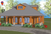 Cottage Style House Plan - 2 Beds 1 Baths 1189 Sq/Ft Plan #8-231 