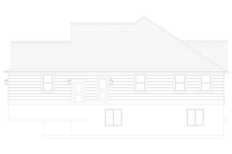 House Blueprint - Exterior - Other Elevation for Farmhouse House Plan #1060-389 - 3 bed, 2 bath