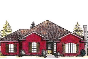 Traditional Exterior - Front Elevation Plan #310-809
