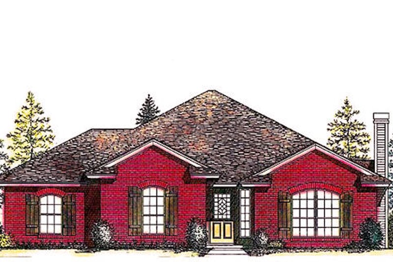 Traditional Style House Plan - 3 Beds 2 Baths 1514 Sq/Ft Plan #310-809