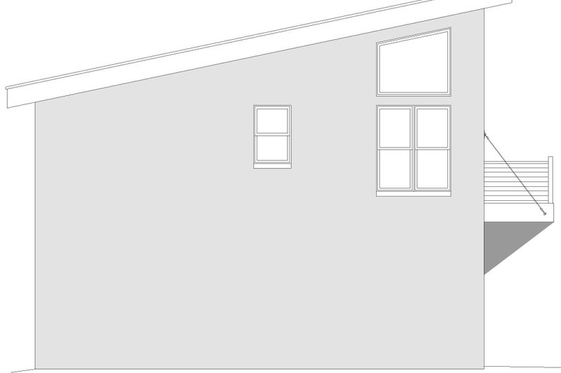 House Blueprint - Exterior - Other Elevation for Contemporary House Plan #932-591 - 1 bed, 1.5 bath